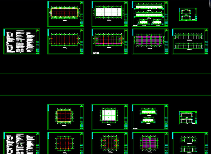 北辰钢结构厂房图纸