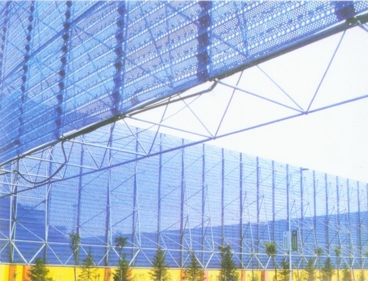 北辰环保扫风墙网架工程